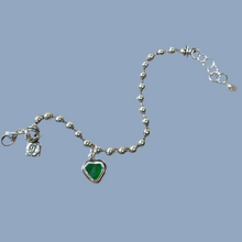 Heartshaped Seaglass Pendants
