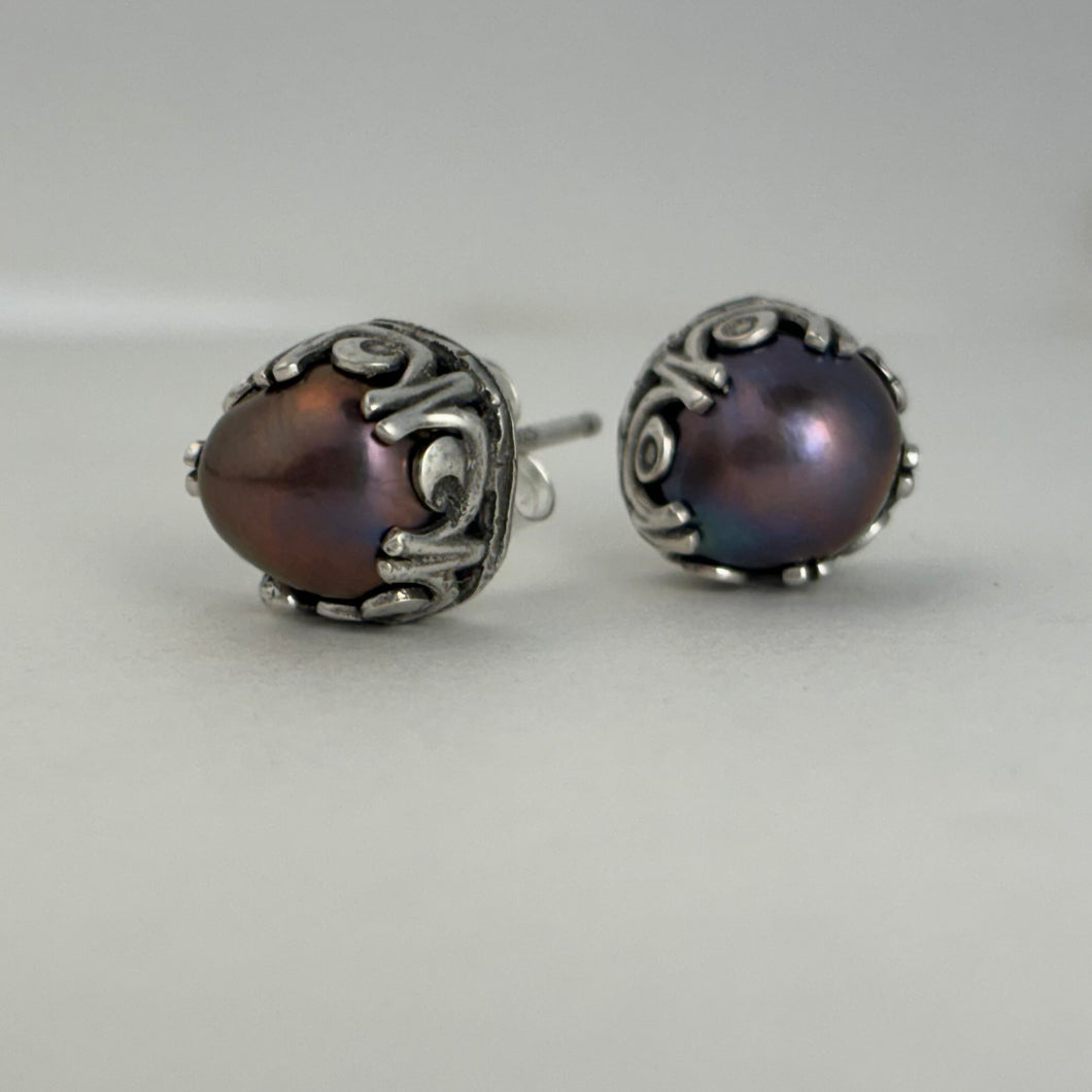 Cosmic Pearl Earrings
