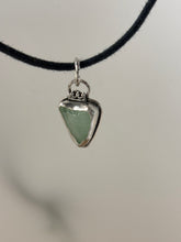 Heartshaped Seaglass Pendants