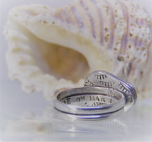 Double Sea glass Ring