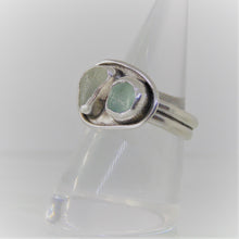 Double Sea glass Ring