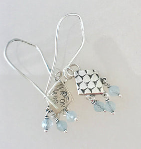 reflector earrings